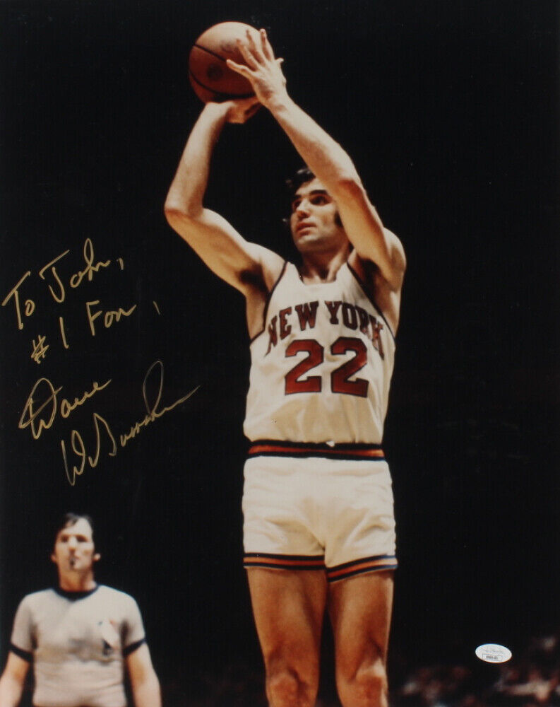 MLB/NBA Player Coach Dave DeBusschere Signed NY Knicks 16x20 Photo Poster painting Poster JSACOA