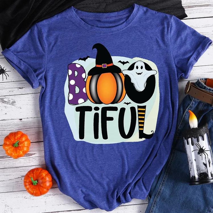 Boo tiful Halloween T-Shirt Tee -07877