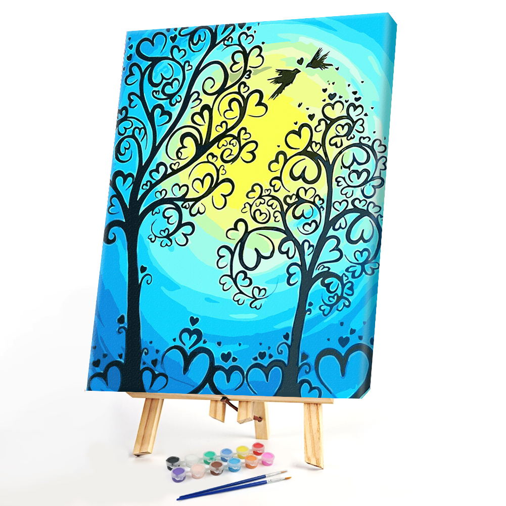 

40*50CM Paint By Numbers-Cartoon Trees, 501 Original