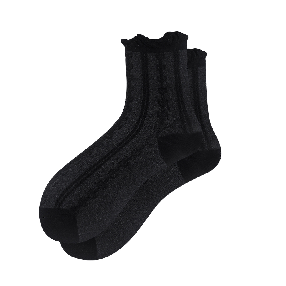 

British Style Stringy Selvedge Mid-Calf Length Socks For Women Cotton Socks, 501 Original