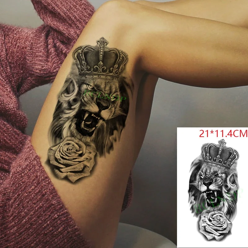 Waterproof Temporary Tattoo Sticker Arabic Letter Heart Love Pattern Personality Fake Tatoo Flash Tatto for Girl Women Men