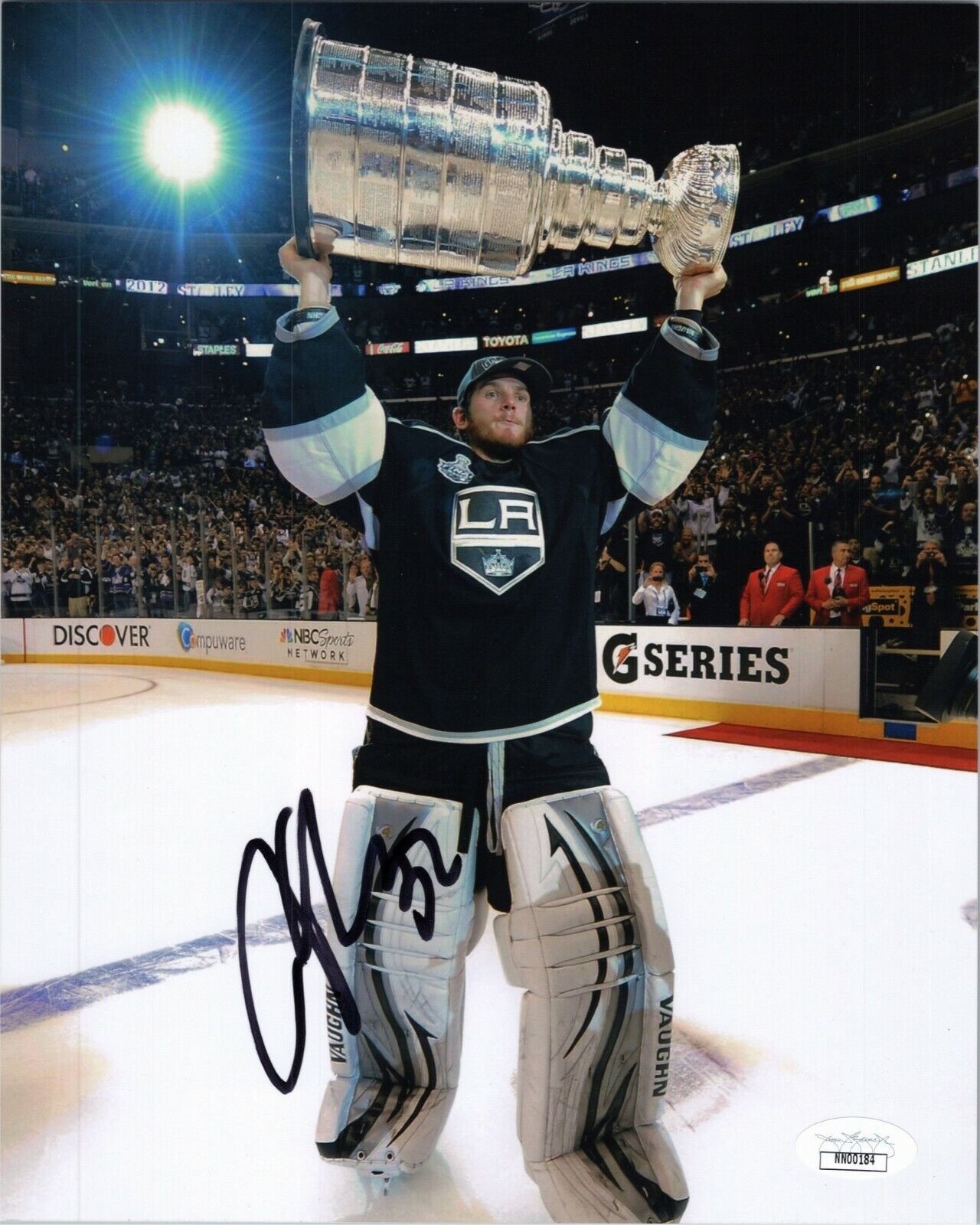 JONATHAN QUICK Hand-Signed Los Angeles Kings STANLEY CUP