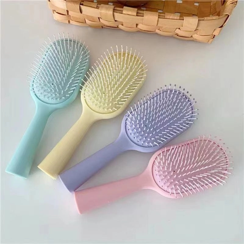 Air Bag Comb Female Student Macaron Color Korean Style High-looking Anti-static Fluffy Massage Comb Household Air Cushion Comb