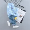 Kids Baby Boys Suits Print Jeans 2 Pcs Sets