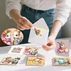 6PCS Diamond Painting Easter Bunny Greeting Card Kit for Birthdays Thanksgiving & Special Occasion