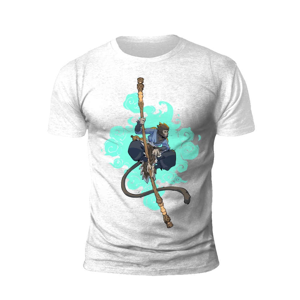 Cloud Rider: Sun Wukong on His Staff T-Shirt