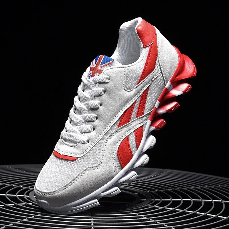 Yyvonne Men Sneakers Breathable Running Shoes Outdoor Sport shoes Fashion Comfortable Casual Couples Gym Shoes Lace Up Flats