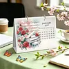 DIY 2027 Diamond Painting Calendar Art Kit Paper Desk Calendar Desktop Decoration Craft Kit