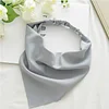 8PCS Plain Color Triangle Scarf Hair Band