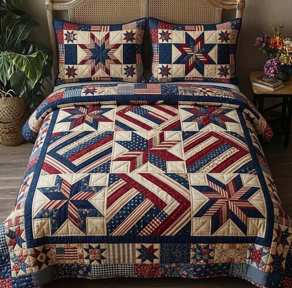 Liberty Legacy 3-Piece Quilted Bedding Set GFTOTG3685