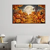 (US Only)Halloween 5D DIY Full Drill Round Diamond Painting Kit Home Wall Decor 70x40cm