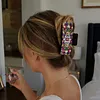 Crystal Flowers DIY Diamond Painting Claw Clips for Adults Beginners Diamond Art Western Hair Clips Anti-Slip Design for Women Long Short Hairstyle Jewelry Supplies
