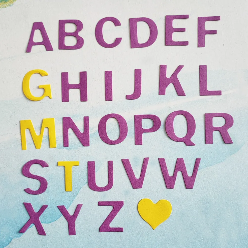 New Double Deck Large Big Alphabet Set Die Cut Letter Metal Cutting Dies Stencil Scrapbooking Embossing Craft Stamps And Dies