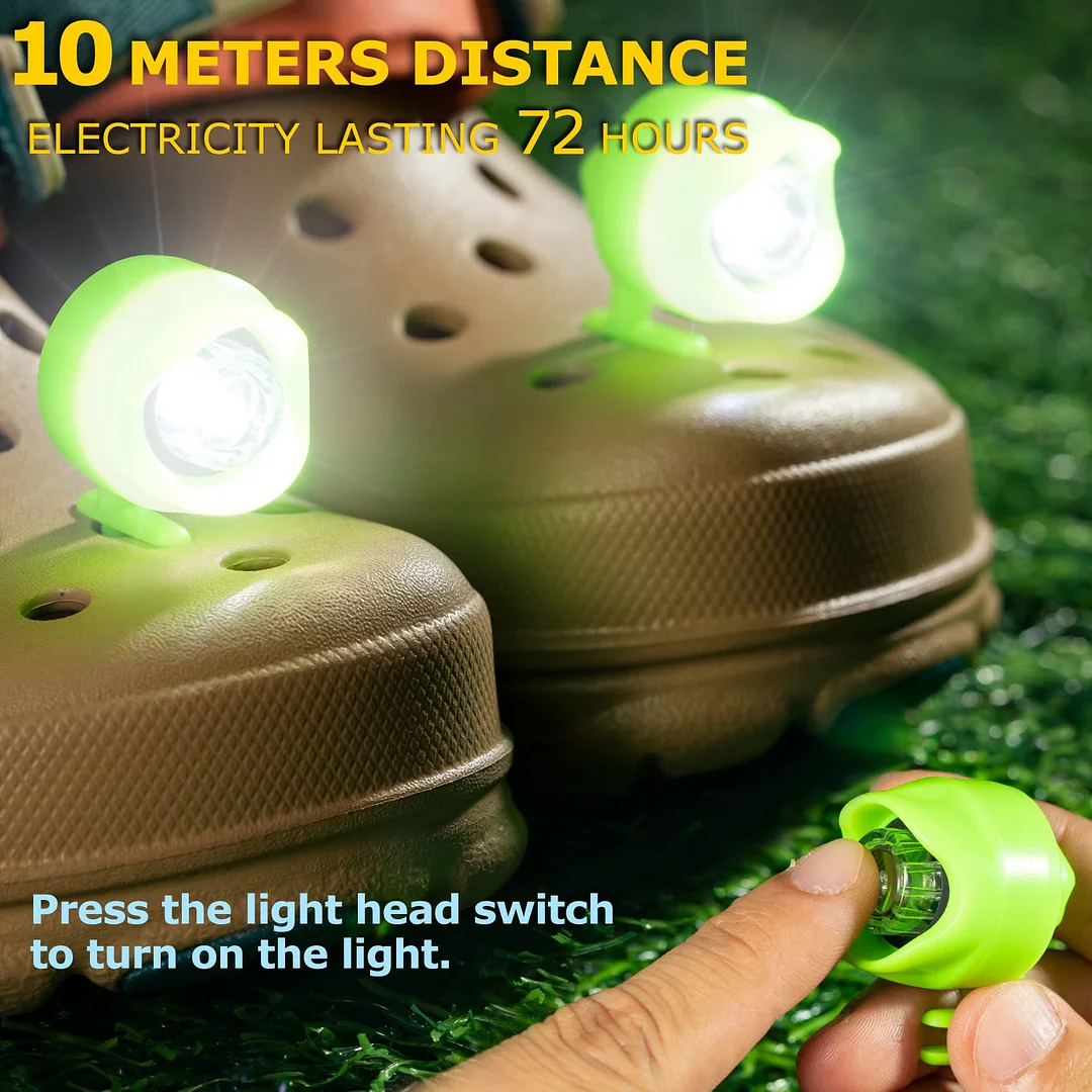 Croc lights - Made of High-quality ABS Plastic for Adults and Kids