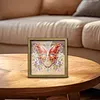 Diamond Painting Special Shaped Drill Butterfly With Frame(8.46x8.46inch)