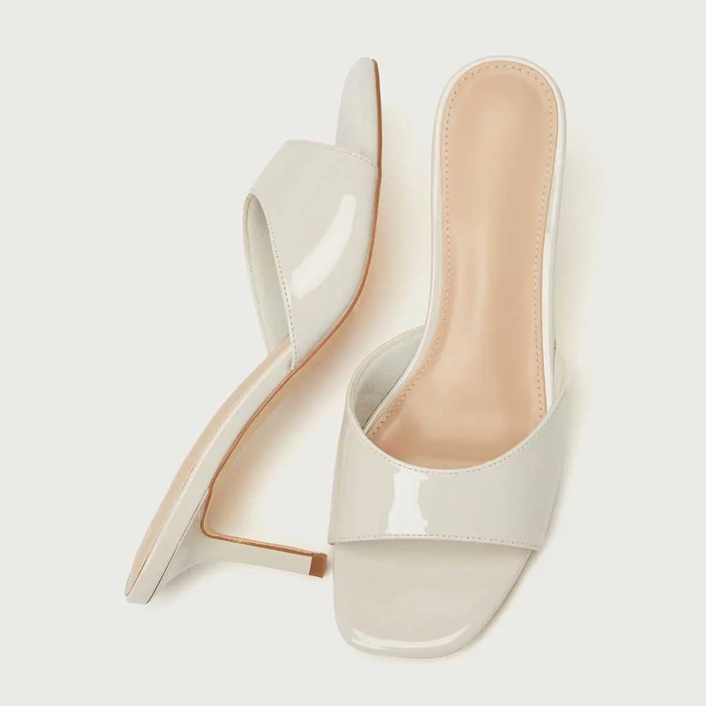 Square-toe mules main image 1