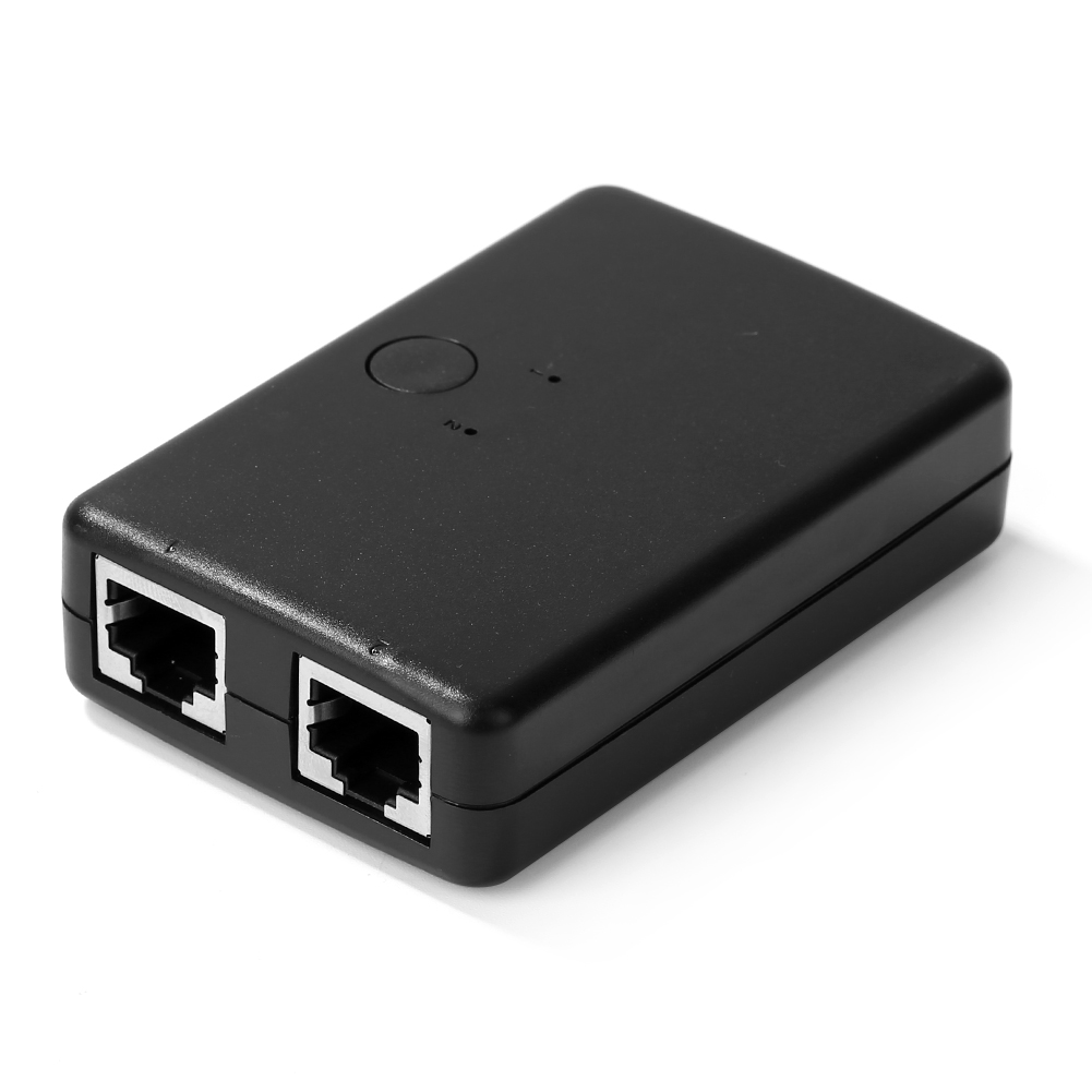 

2 Ports 100Mbps RJ45 Network Switch LAN Ethernet Sharing Hub for Desktop PC, 501 Original