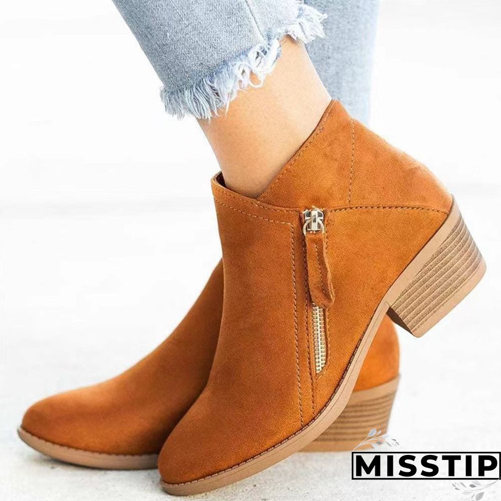 Black Casual Patchwork Solid Color Pointed Keep Warm Comfortable Shoes