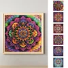 Mandala-Peinture spéciale partielle au diamant-30*30cm