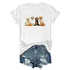 Golden Retriever Ghost Dogs Tee