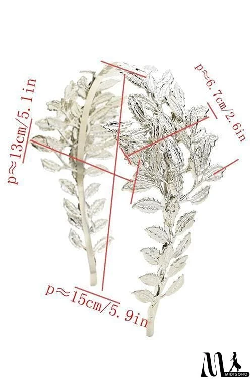 MidiSono - Metal Leaf Headband