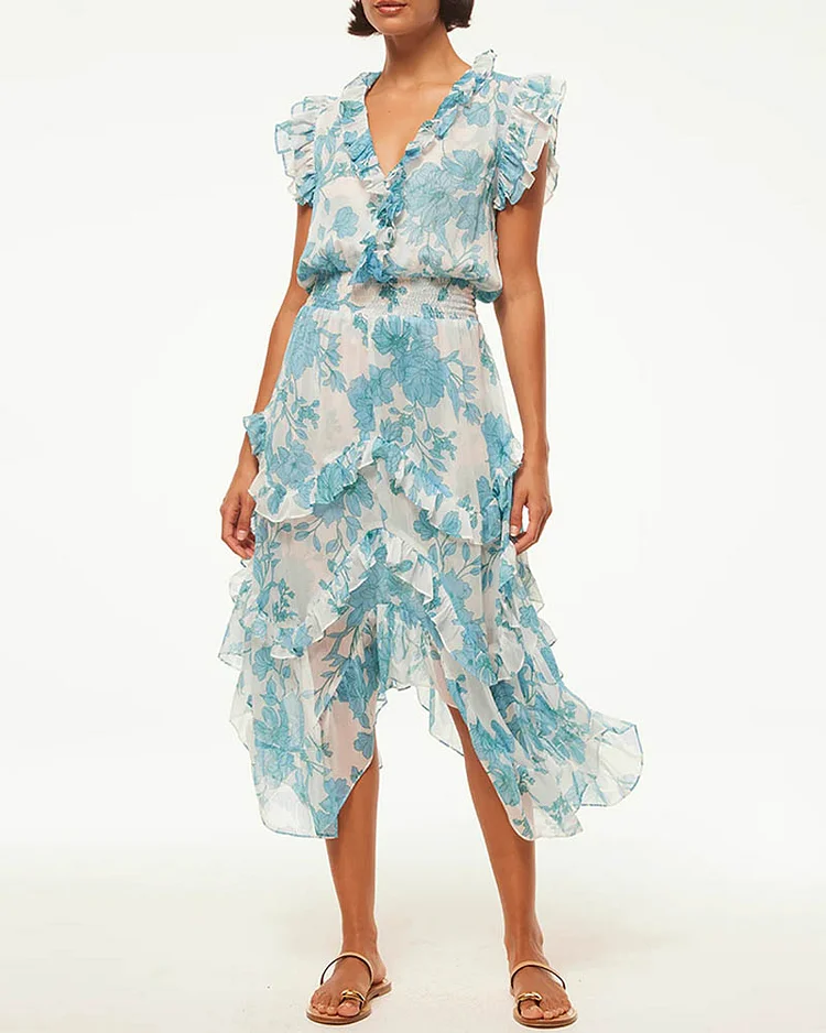women's fashion printed dress