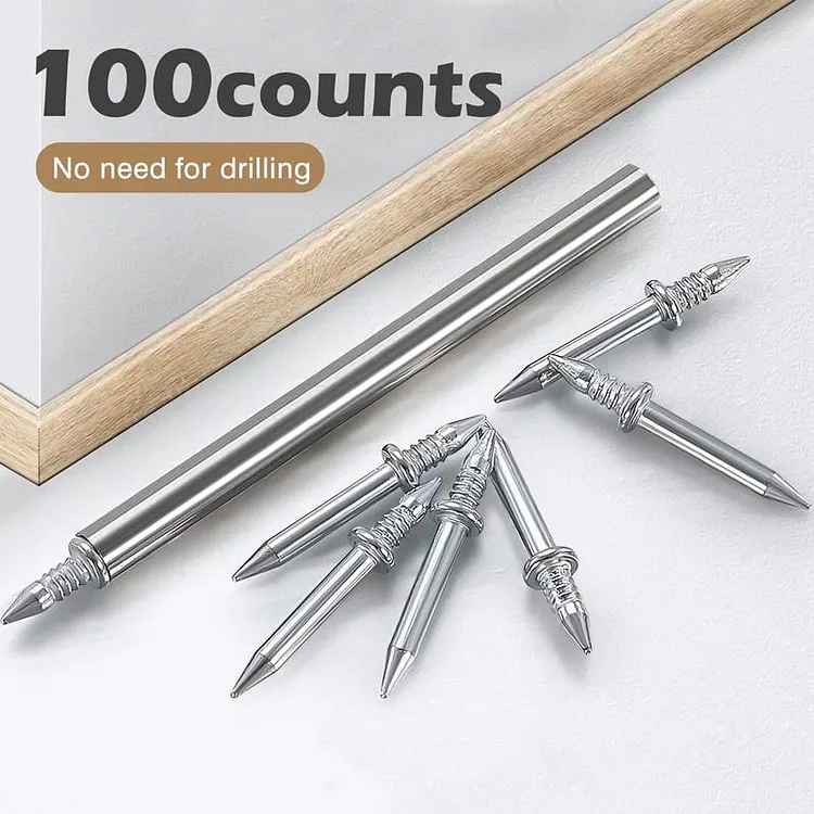 🔥Hot Sale🔥Double-Headed Skirting Thread Seamless Nail Non Marking 
