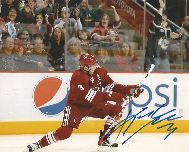 Phoenix Coyotes Keith Yandle Signed Autographed 8x10 Photo Poster painting COA A