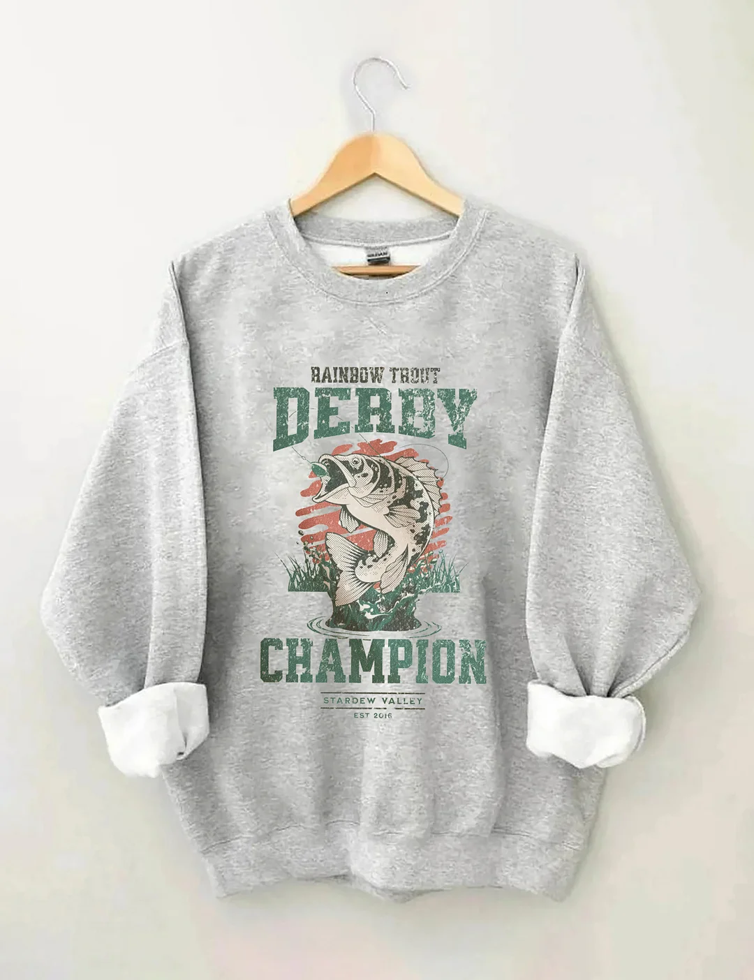 Rainbow Trout Derby Champion Sweatshirt