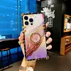 2023 Luxury Laser Marble Pattern Ring Holder Protective Case For iPhone & Samsung