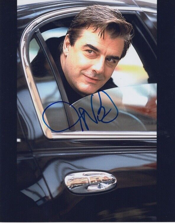 Chris Noth signed 8X10 Photo Poster painting Sex and the City