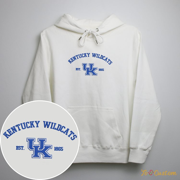 TOSCUSTOM™ Kentucky Wildcats Basketball Unisex Vintage Embroidered Sweatshirts