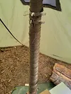 Anti-Scald Camping Tent Stove Chimney Fireproof Ribbon with Adjustable Clamps