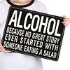 [Big Size]Alcohol - Metal Tin Signs(12*16Inch) - Bar