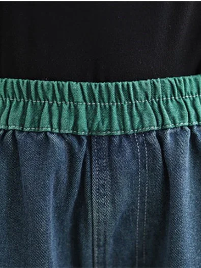 Women Half Sleeve V-neck Solid Color Dress