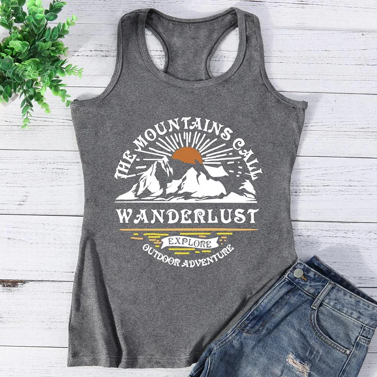 The mountains call Vest Top