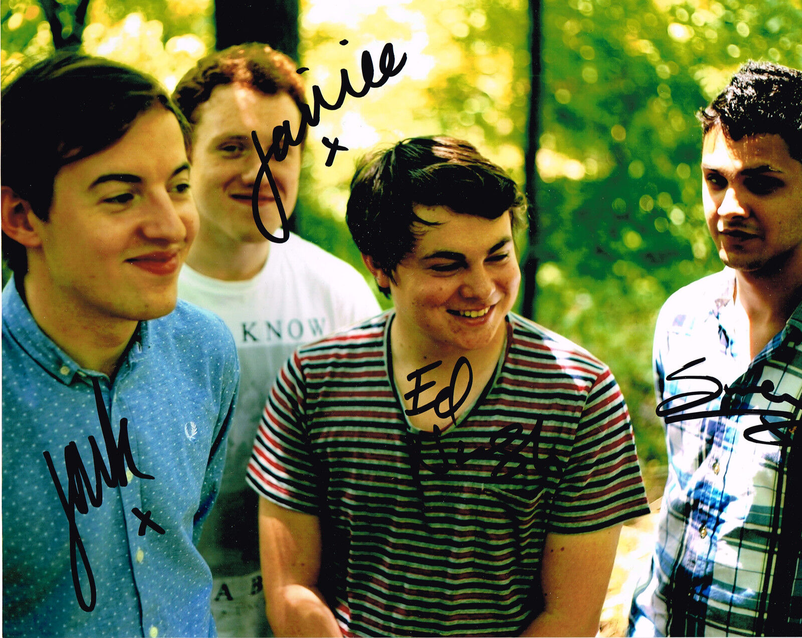 Bombay Bicycle Club Hand Signed Autograph 8x10 Photo Poster painting In Person Proof Band