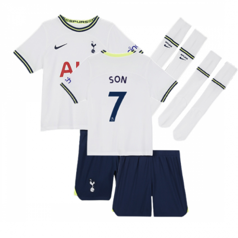 Tottenham Hotspur Son Heung-min 7 Heimtrikot Kinder Mini Kit 2022-2023