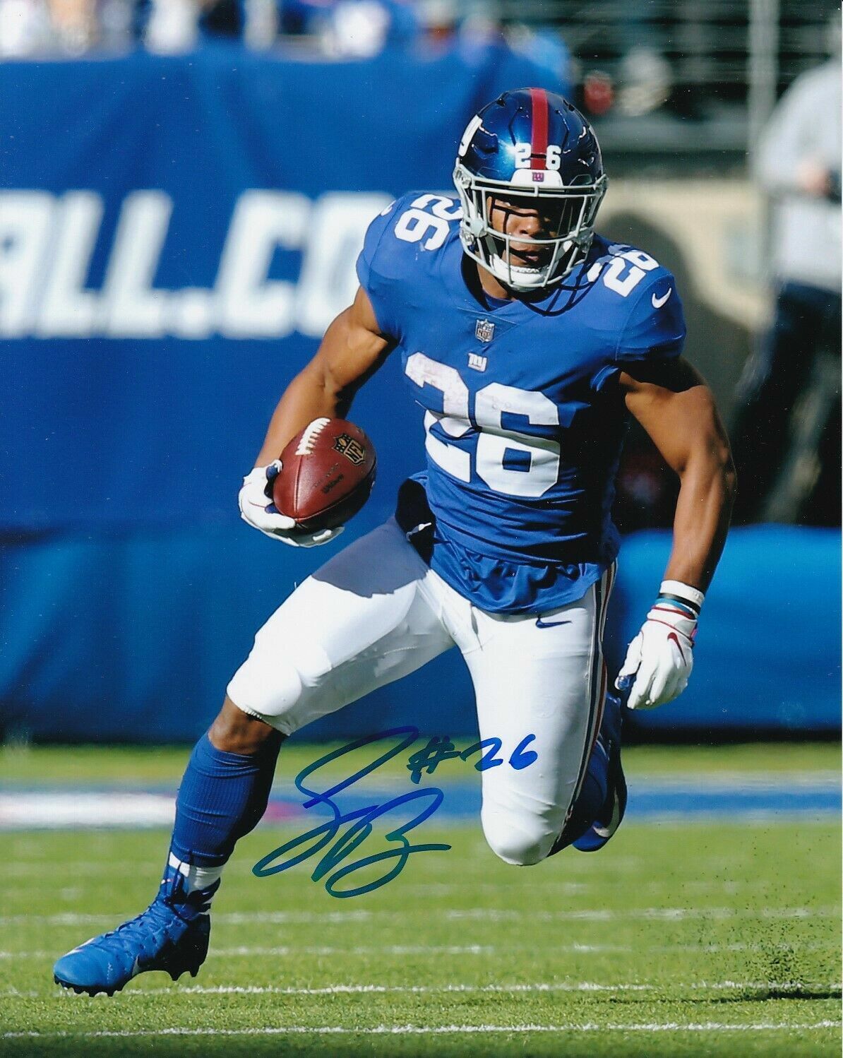 Saquon Barkley Autographed Signed 8x10 Photo Poster painting ( Giants ) REPRINT ,