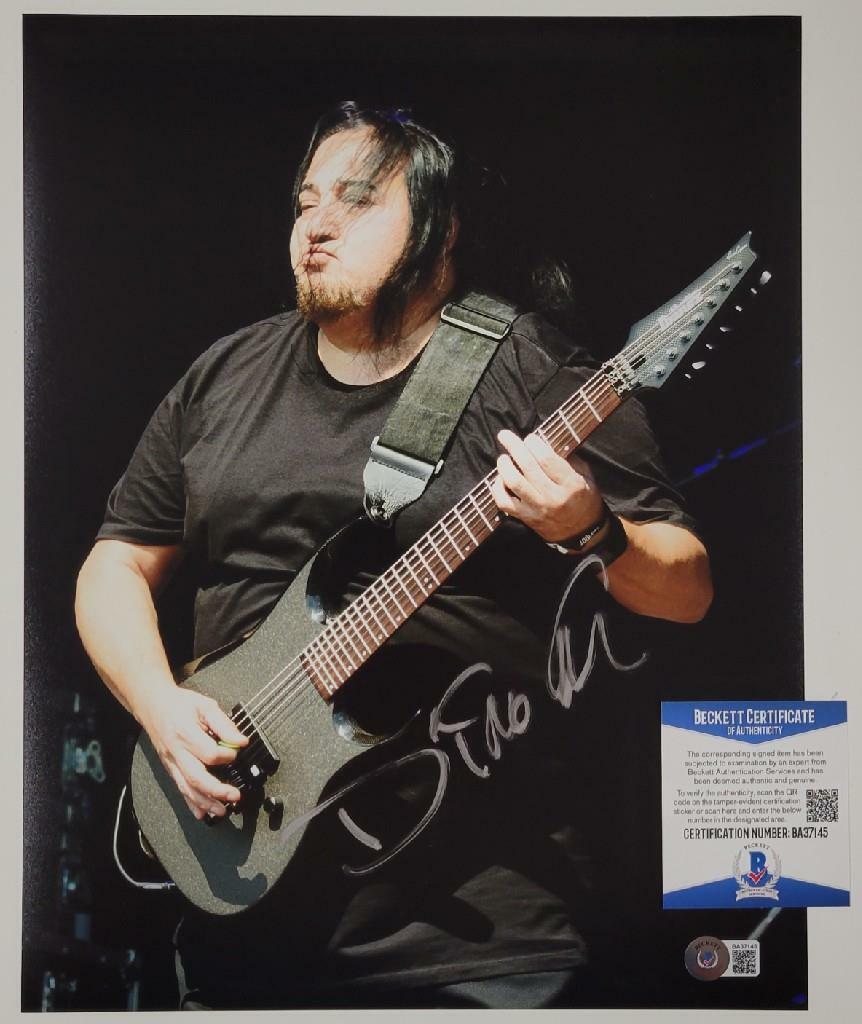 Dino Cazares signed Fear Factory 11x14 Photo Poster painting Autograph (A) ~ Beckett BAS COA