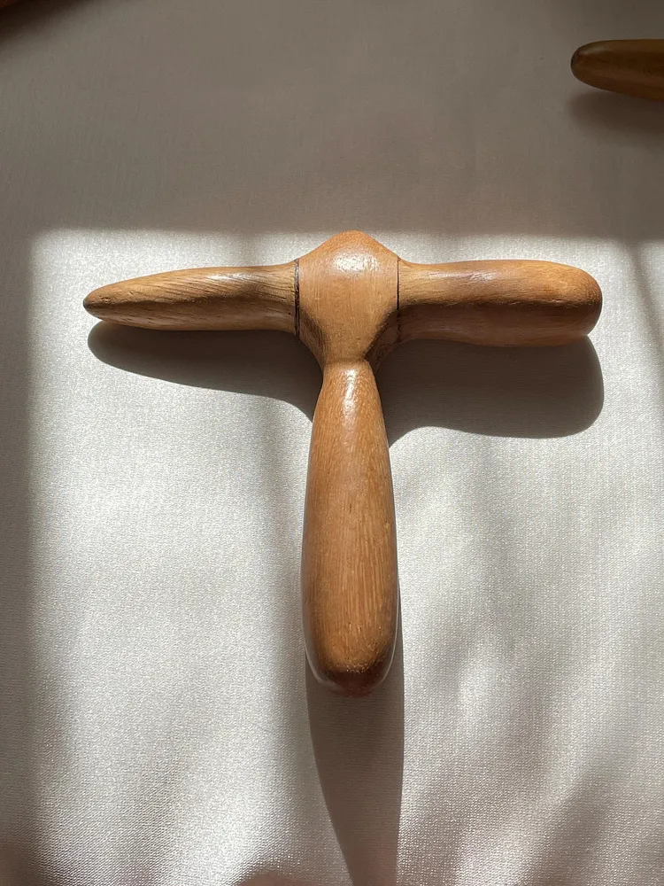 pornhint Pornhint Wooden Acupressure Massager, Sandalwood Trigger Point Tool, Deep Tissue Massage Stick, Reflexology Tool, Gift for Him or Her bullet vibrators