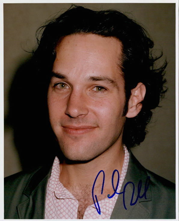 Paul Rudd (Vintage) signed in-person 8x10 Photo Poster painting