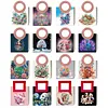 DIY 5D Diamond Art Painting Handbag with Round Handle Diamond Painting Kit Handbag Diamond Painting Bag for Women Casual Shopping Travel Daily Use
