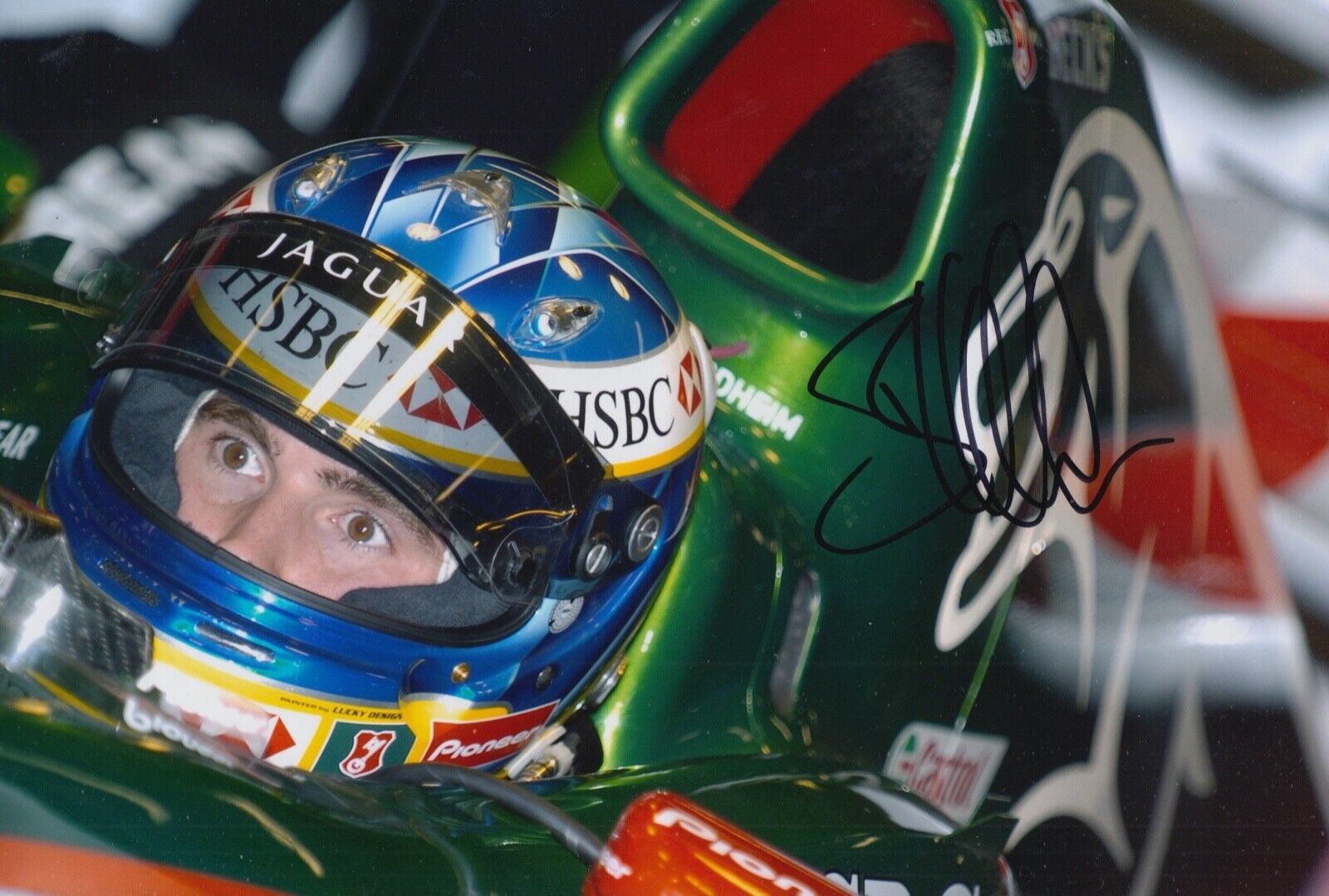 Bjorn Wirdheim Hand Signed 12x8 Photo Poster painting F1 Autograph Jaguar Racing