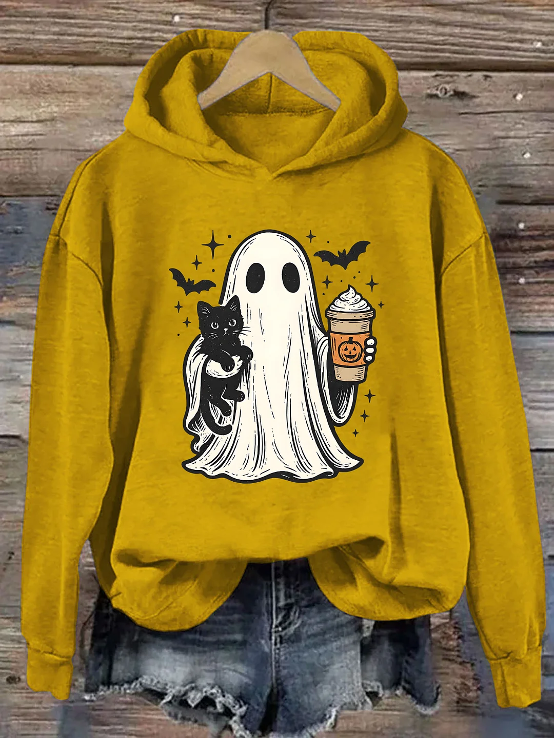 Pumpkin Spice Ghost Hoodie