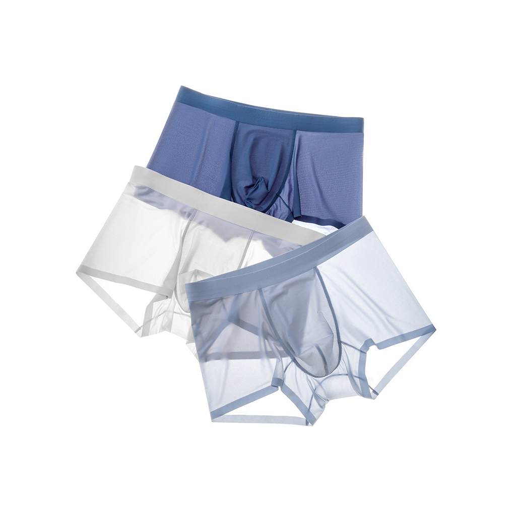 Silk Trunks Men's Nude Waist Comfort 3-pack REAL SILK LIFE