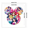 Princess-14CT Stamped Cross Stitch 40*40cm tapestrymarket