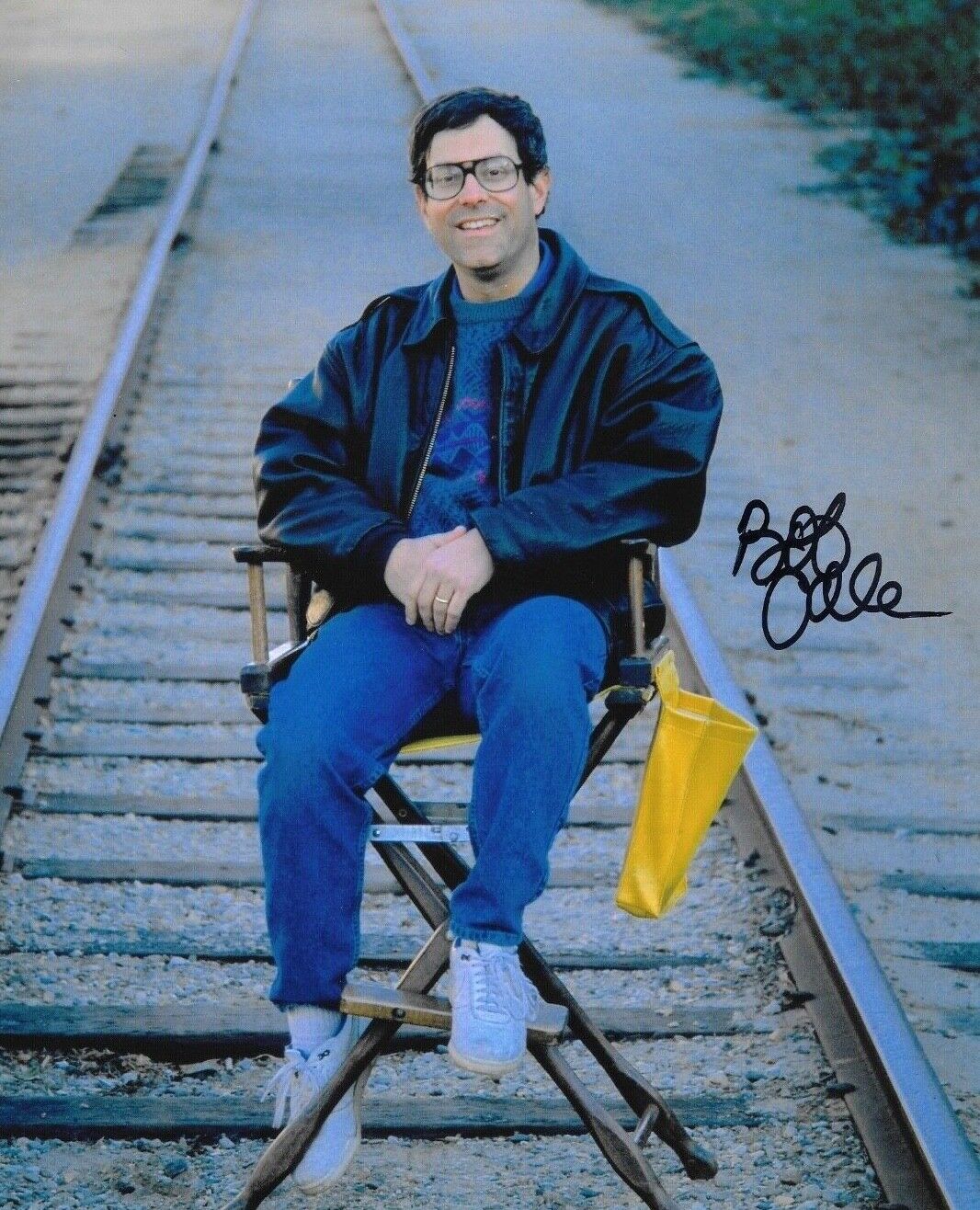 * BOB GALE * signed 8x10 Photo Poster painting * BACK TO THE FUTURE * WRITER/PRODUCER * COA * 3