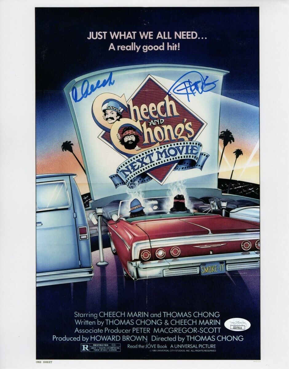 Cheech Marin Tommy Chong Signed Autographed 11x14 Photo Poster painting Next Movie JSA II37511