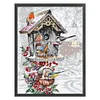 Birds on the Mailbox - 11CT Counted Cross Stitch - 40*56cm